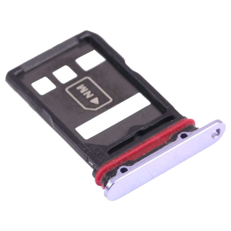 SIM Card Tray + NM Card Tray for Huawei Mate 30E Pro 5G (Purple)