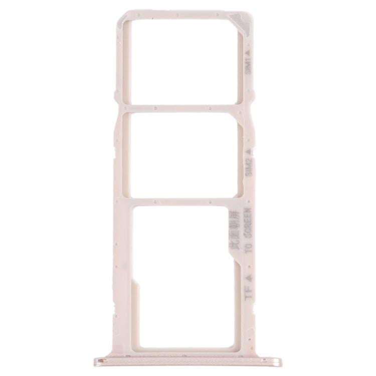 SIM Card Tray + SIM Card Tray + Micro SD Card Tray for Huawei Y5 lite (2018) (Silver)