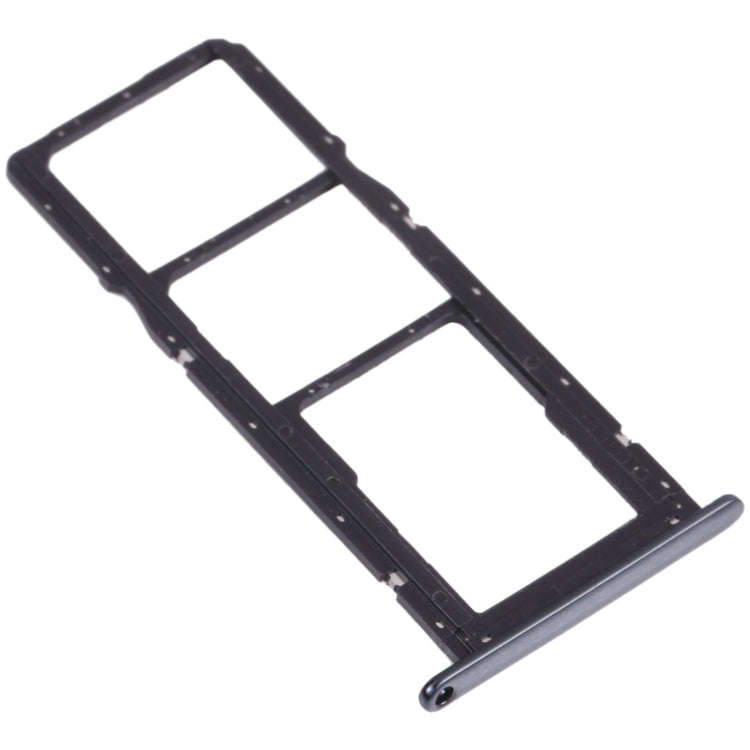 SIM Card Tray + SIM Card Tray + Micro SD Card Tray for Huawei Y6 Prime (2018) (Black)