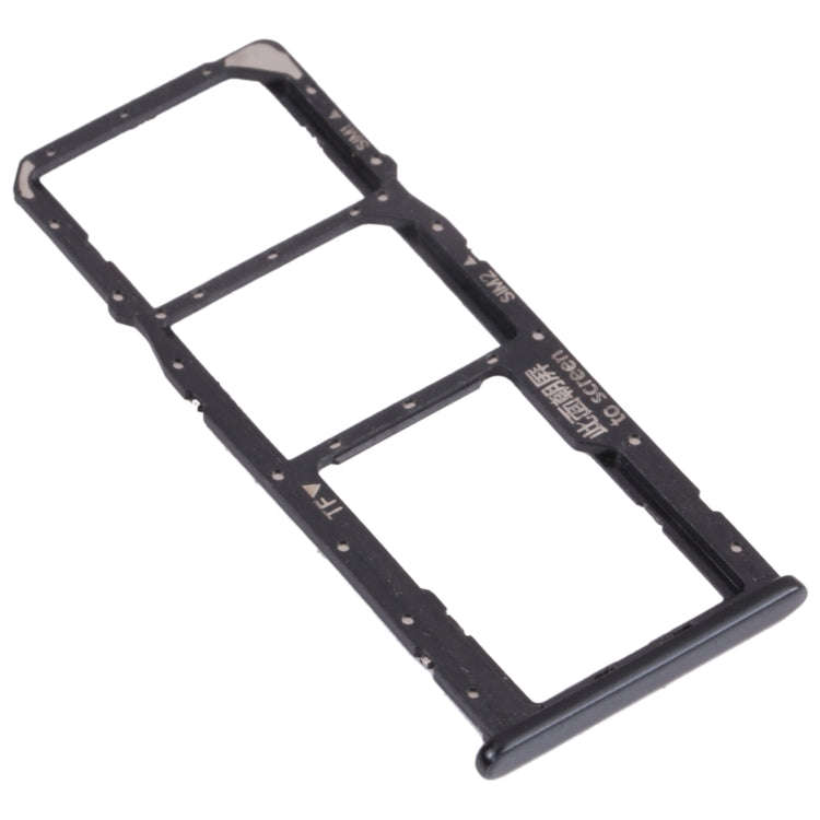 SIM Card Tray + SIM Card Tray + Micro SD Card Tray for Huawei Y7 (2018) (Black)