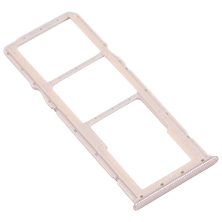 SIM Card Tray + SIM Card Tray + Micro SD Card Tray for Huawei Y9 (2018) (Gold)