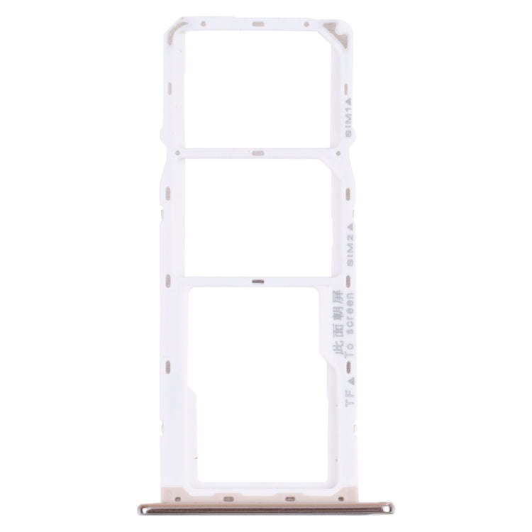SIM Card Tray + SIM Card Tray + Micro SD Card Tray for Huawei Y6 (2018) (Silver)