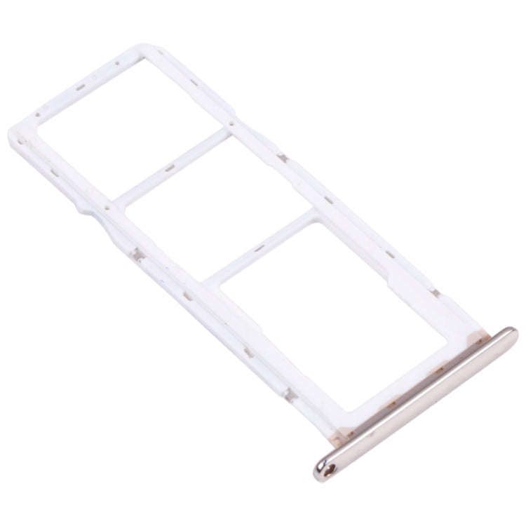 SIM Card Tray + SIM Card Tray + Micro SD Card Tray for Huawei Y6 (2018) (Silver)