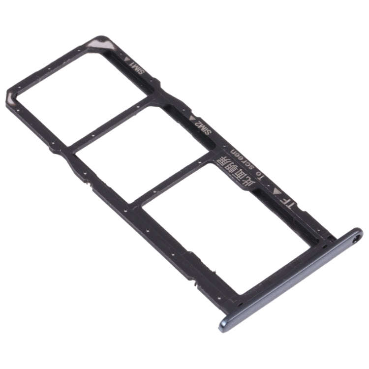 SIM Card Tray + SIM Card Tray + Micro SD Card Tray for Honor 7A Pro (Black)