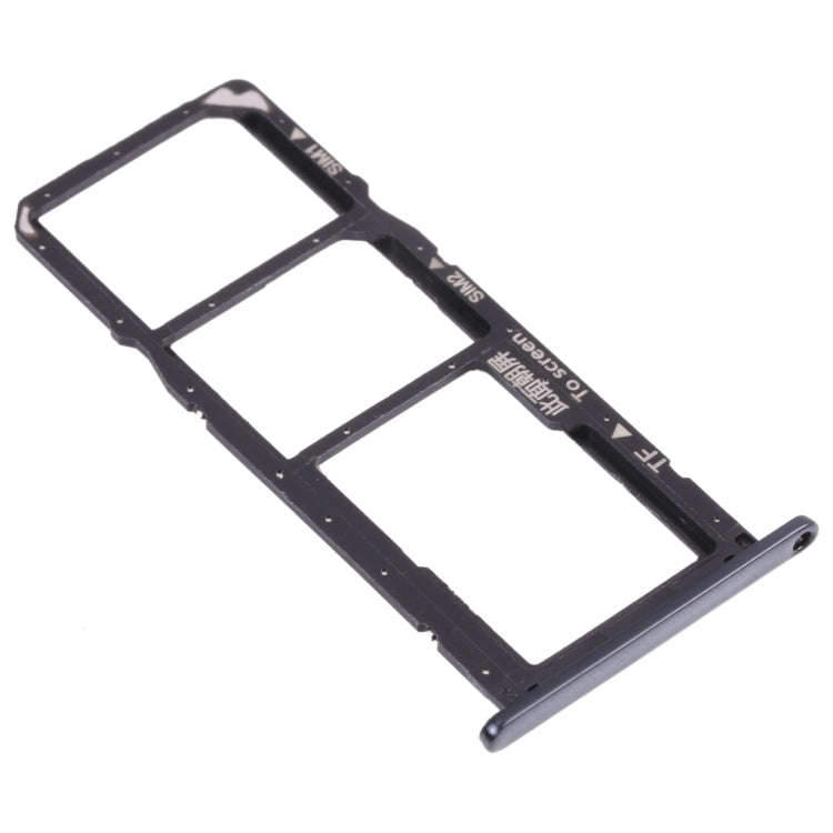 SIM Card Tray + SIM Card Tray + Micro SD Card Tray for Huawei Enjoy 8e (Black)