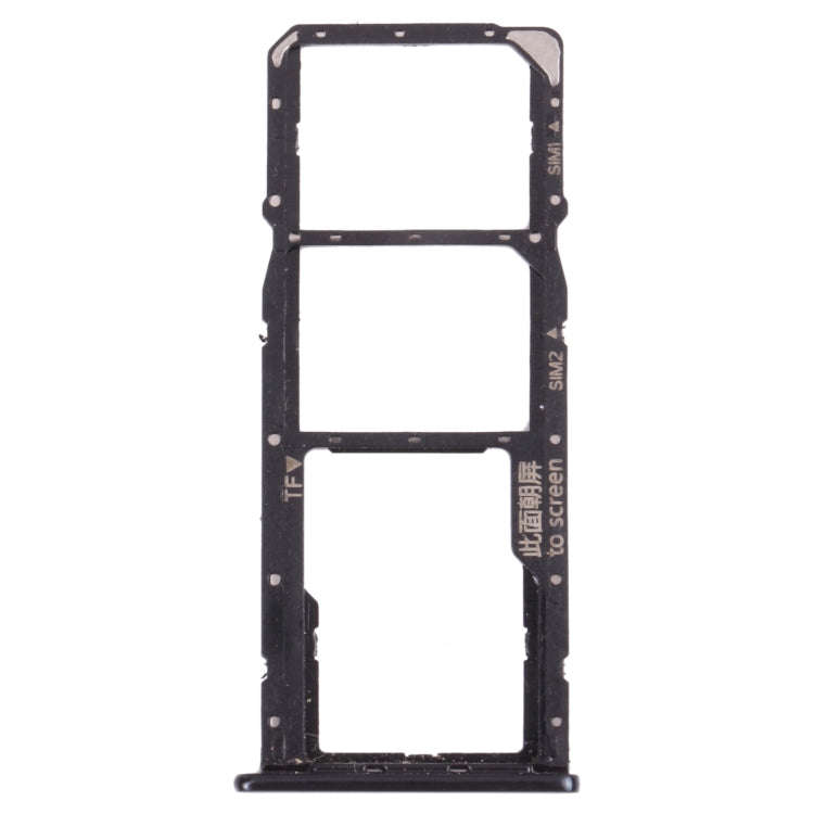 SIM Card Tray + SIM Card Tray + Micro SD Card Tray for Huawei Nova 2 Lite / Y7 Prime (2018) (Black)