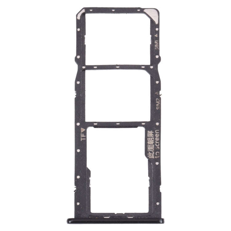 SIM Card Tray + SIM Card Tray + Micro SD Card Tray for Huawei Enjoy 8 (Black)