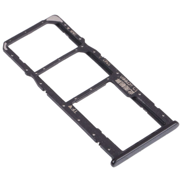 SIM Card Tray + SIM Card Tray + Micro SD Card Tray for Huawei Enjoy 8 (Black)