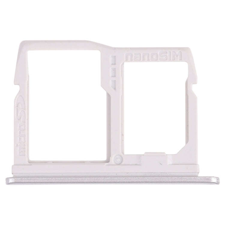 Nano SIM Card Tray + Micro SD Card Tray for LG K31 LM-K300Q, LMK300, LGL355DL (Silver)