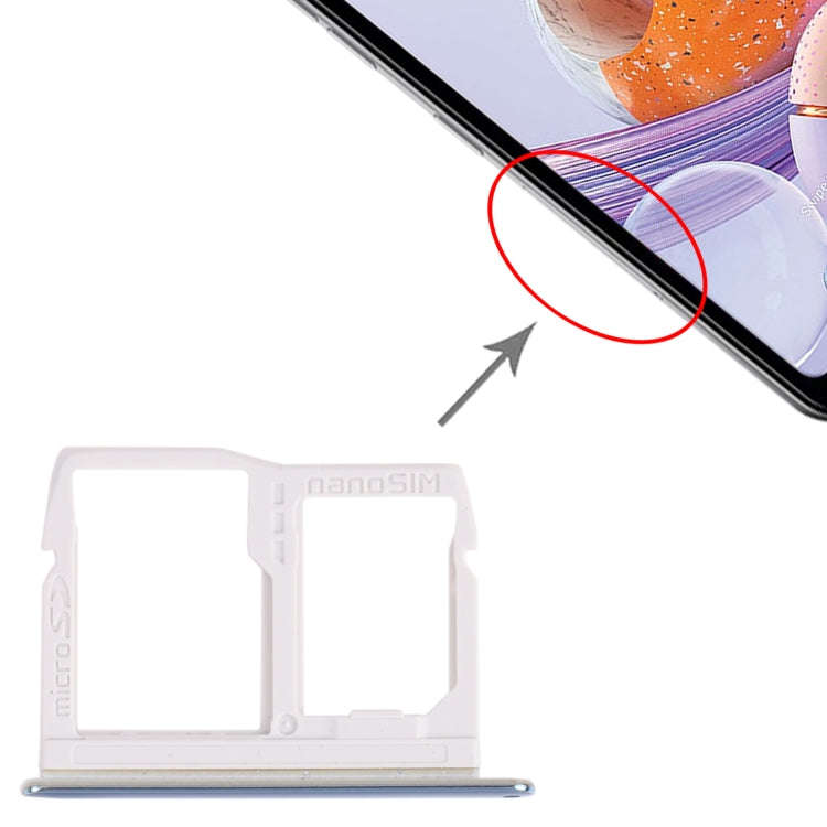 Nano SIM Card Tray + Micro SD Card Tray for LG Stylo 6 / K71 LMQ730HA, LM-Q730HA, LMQ730TM, LM-Q7...