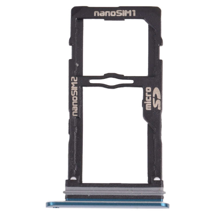 Nano SIM Card Tray + Nano SIM Card Tray / Micro SD Card Tray for LG G8S ThinQ LMG810, LM-G810, LM...