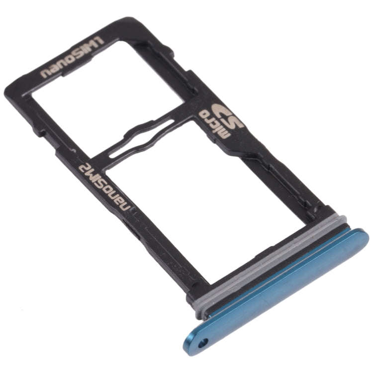 Nano SIM Card Tray + Nano SIM Card Tray / Micro SD Card Tray for LG G8S ThinQ LMG810, LM-G810, LM...