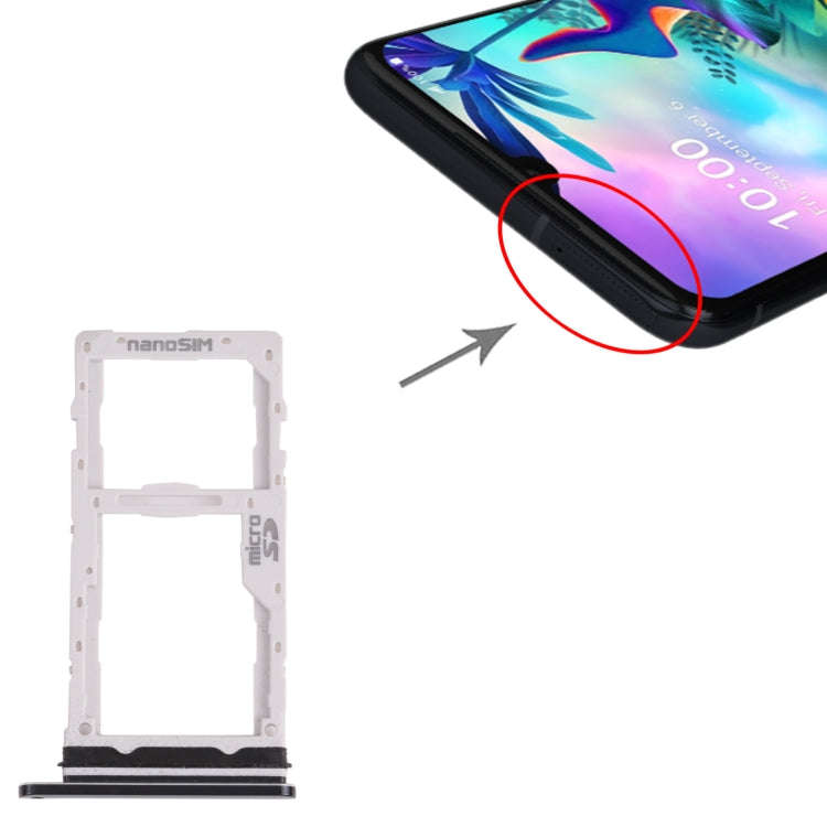 Nano SIM Card Tray + Micro SD Card Tray for LG G8X ThinQ / V50S ThinQ 5G LM-V510N, LMG850EMW, LM-...