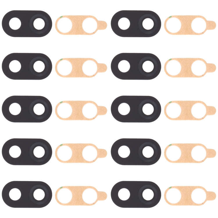 10 PCS Back Camera Lens for LG K40 / LG K12 / LG K12 Plus / LG X4 (2019) LMX420, LMX420EMW, LM-X420