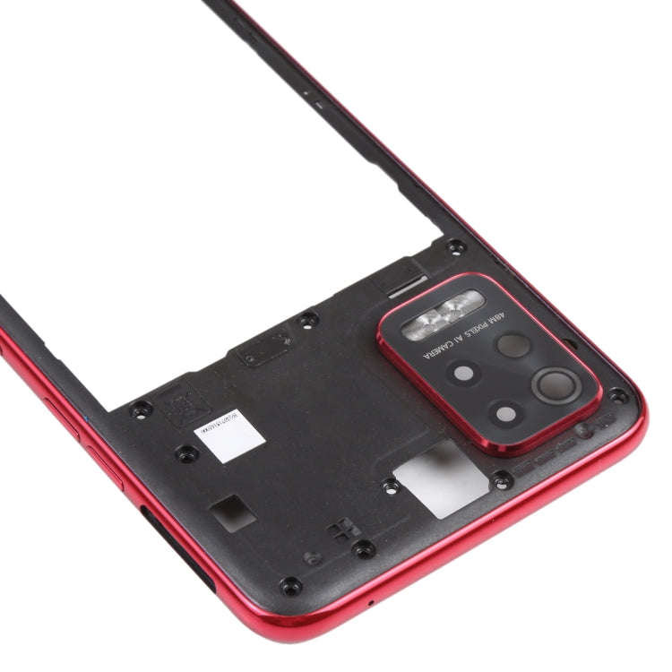 Middle Frame Bezel Plate for LG Q52 / K62 (Red)