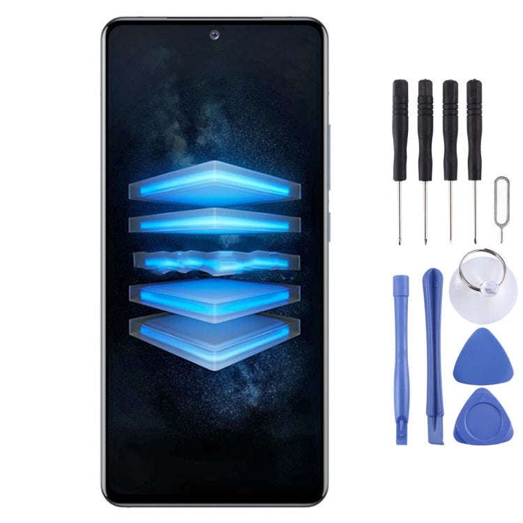 Original AMOLED Material LCD Screen and Digitizer Full Assembly for Vivo iQOO 7 / iQOO 7 (India) ...
