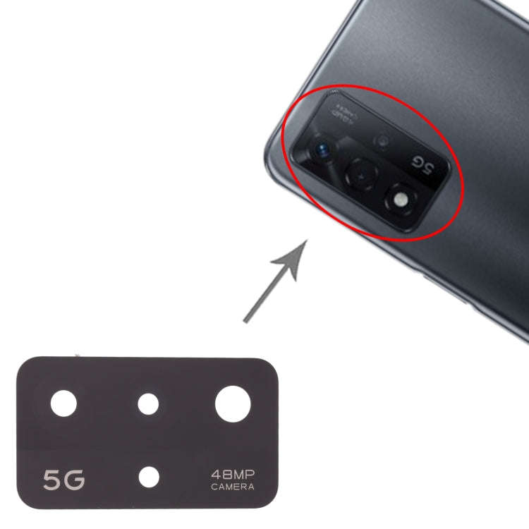 For OPPO A93s 5G PFGM00 10pcs Back Camera Lens