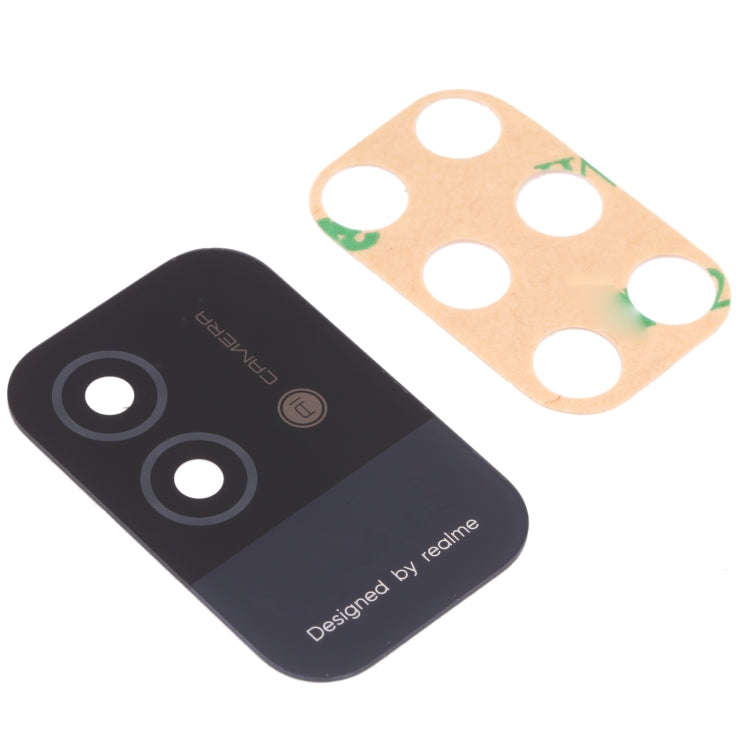 For OPPO Realme Narzo 50i RMX3235 10pcs Back Camera Lens (Black)