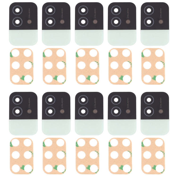 For OPPO Realme Narzo 50i RMX3235 10pcs Back Camera Lens (Green)