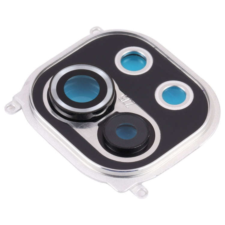 Back Camera Lens Frame for Xiaomi Mi 11 M2011K2C, M2011K2G (Silver)