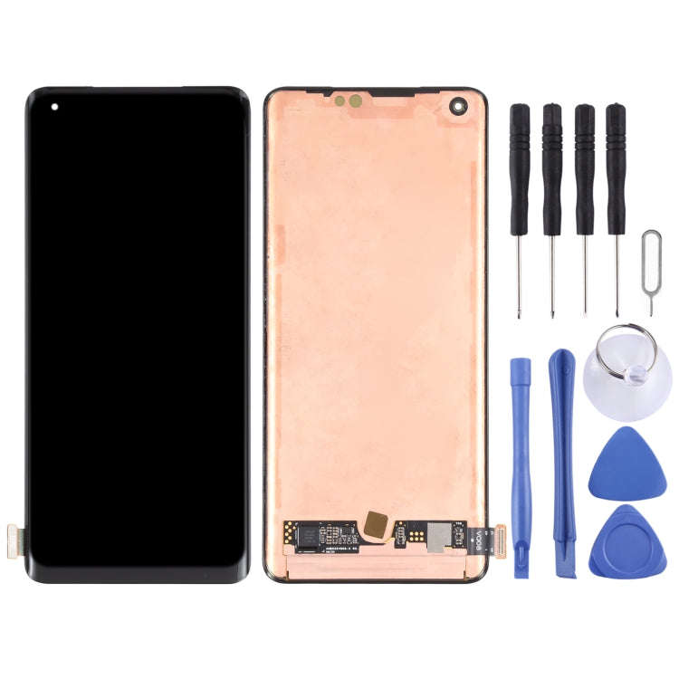 LCD Screen and Digitizer Full Assembly for Vivo X50 Pro+ / X50 Pro Plus / iQOO 5 Pro 5G V2025A V2...