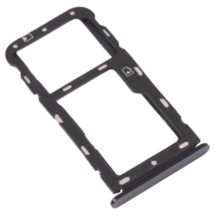 SIM Card Tray + Micro SD Card Tray for ZTE Blade V9 (Grey)
