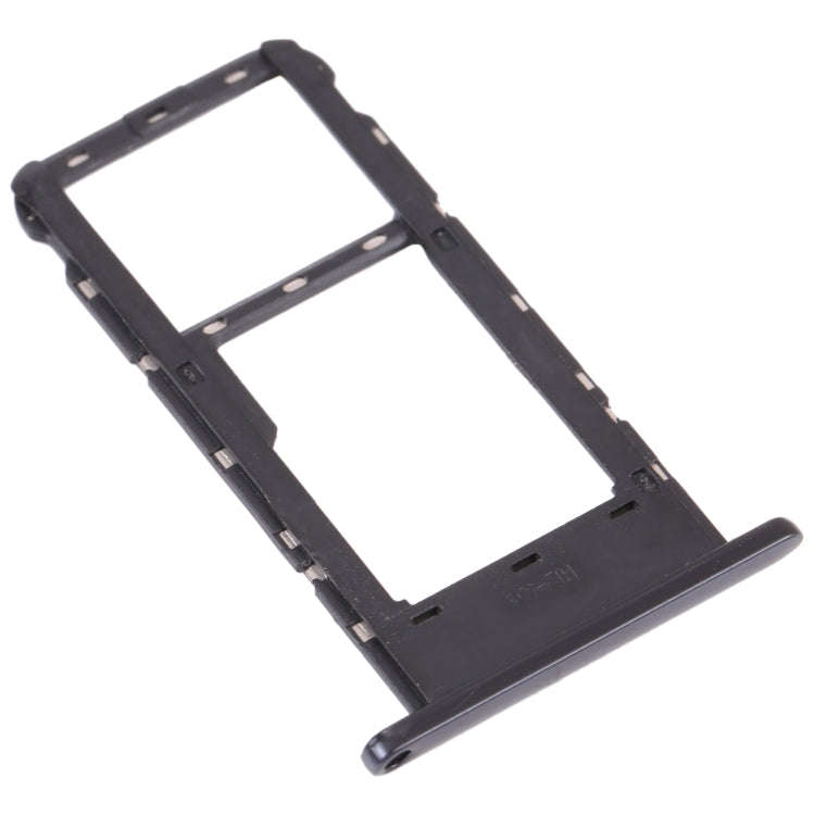 SIM Card Tray + Micro SD Card Tray for ZTE Blade V2020 Smart (Black)