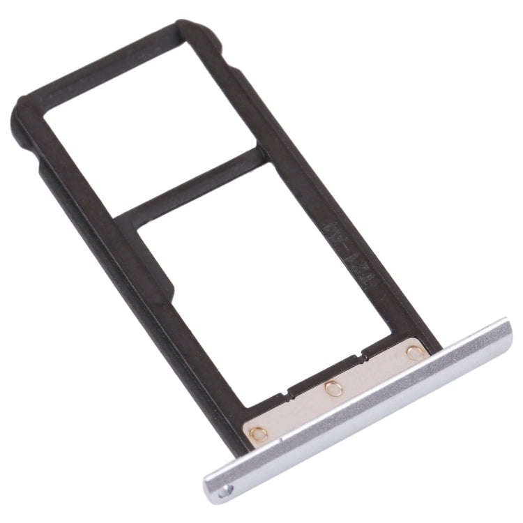 SIM Card Tray + Micro SD Card Tray for ZTE Blade Z Max Z982 (Silver)
