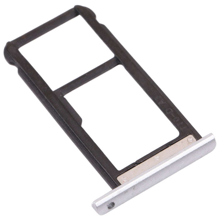 SIM Card Tray + Micro SD Card Tray for ZTE Blade Zmax Pro / Z981 (Silver)