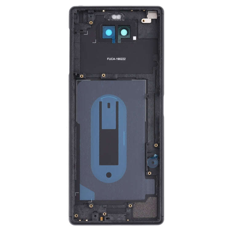 For Sony Xperia 8 Battery Back Cover with Middle Frame & Camera Lens Cover(Black)