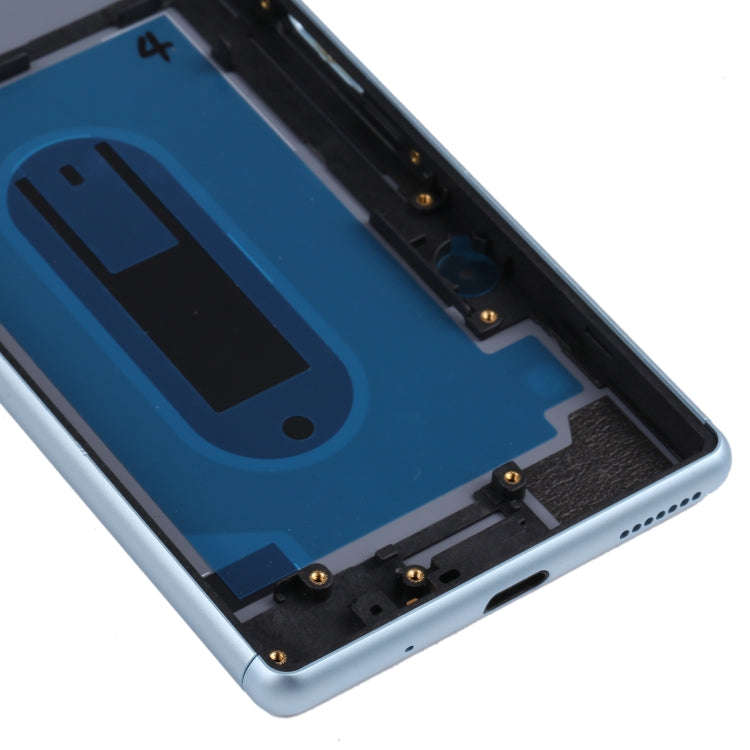 For Sony Xperia 8 Battery Back Cover with Middle Frame & Camera Lens Cover(Green)