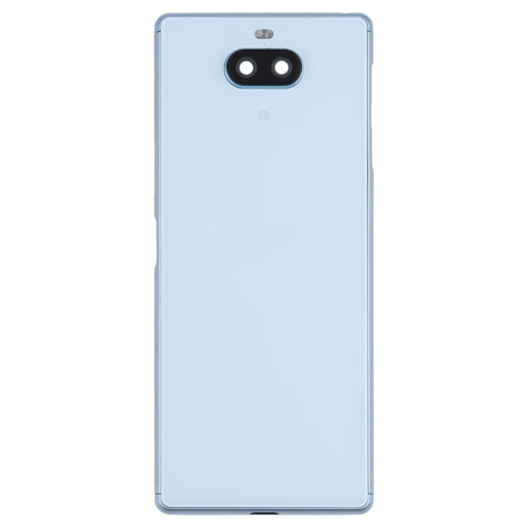 For Sony Xperia 8 Battery Back Cover with Middle Frame & Camera Lens Cover(Silver)