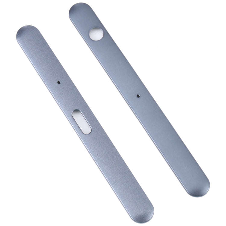 1 Pair Upper and Lower Part Sidebar For Sony Xperia XZ1(Blue)