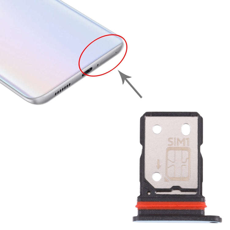 For vivo iQOO Z5 SIM Card Tray + SIM Card Tray (Green)