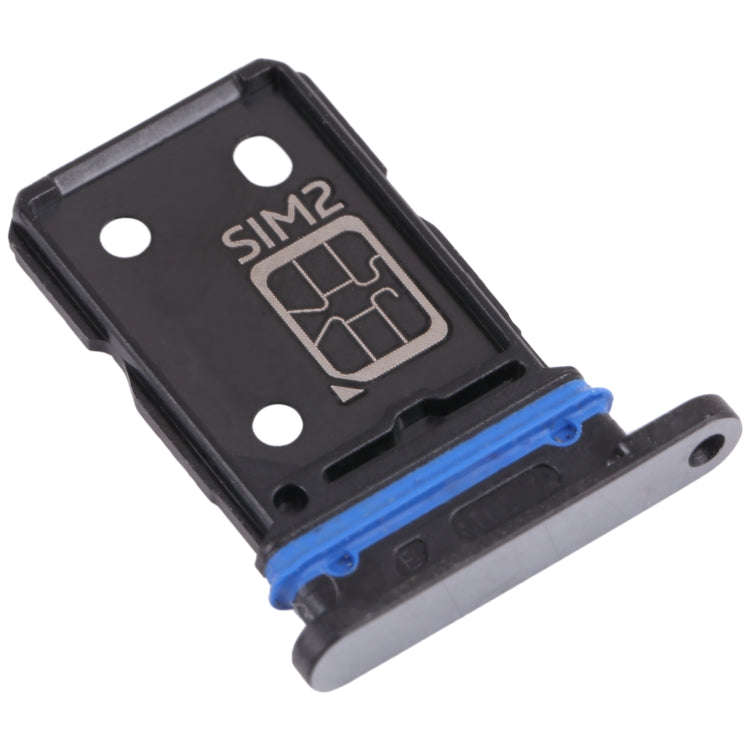For vivo X70 V2133A V2104 SIM Card Tray + SIM Card Tray (Black)