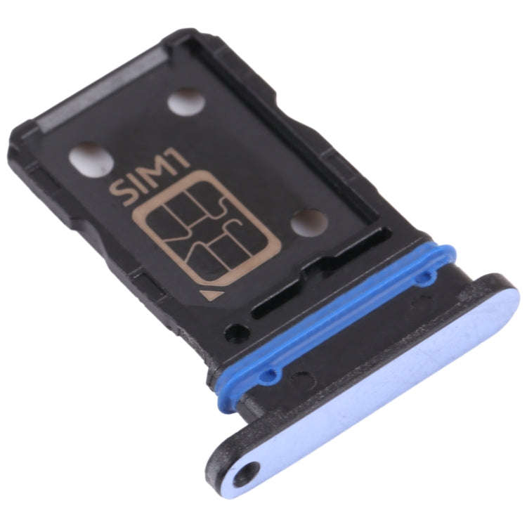 For vivo X70 V2133A V2104 SIM Card Tray + SIM Card Tray (Blue)