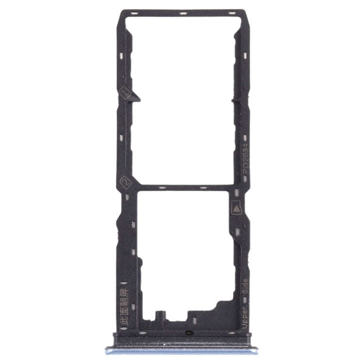 For vivo Y20a / Y20 2021 SIM Card Tray + SIM Card Tray + Micro SD Card Tray (White)