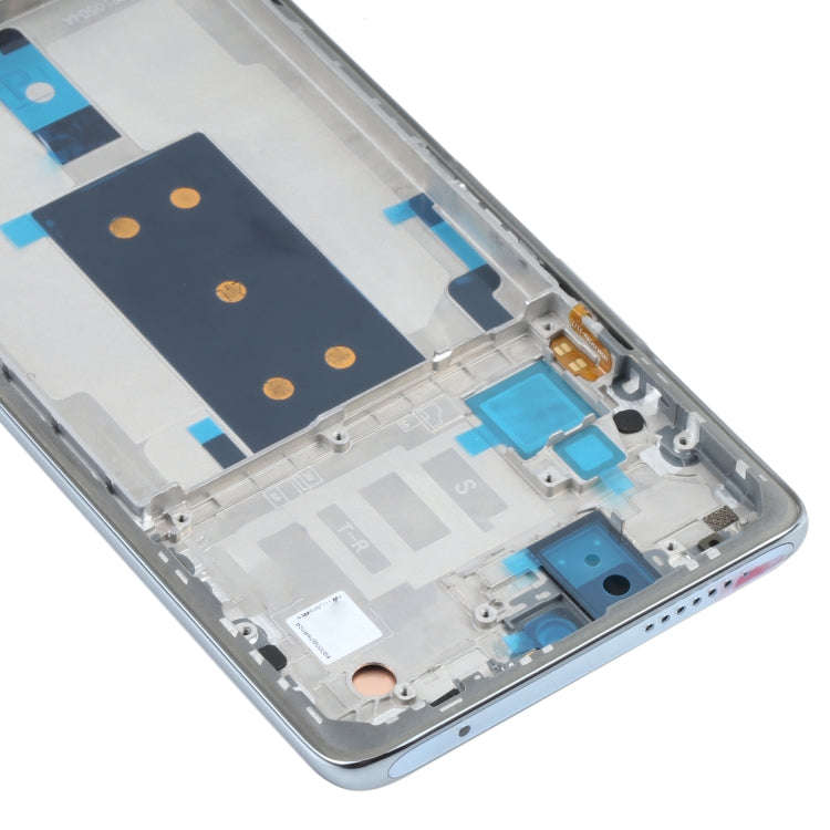 Original OLED LCD Screen for Xiaomi Mi 11T / 11T Pro Digitizer Full Assembly with Frame(Silver)