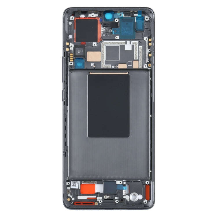 Original Front Housing LCD Frame Bezel Plate for Xiaomi 12 Pro / 12 Dimensity / 12S Pro(Black)