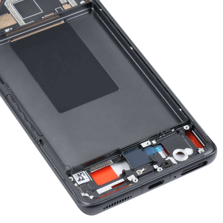 Original Front Housing LCD Frame Bezel Plate for Xiaomi 12 Pro / 12 Dimensity / 12S Pro(Black)