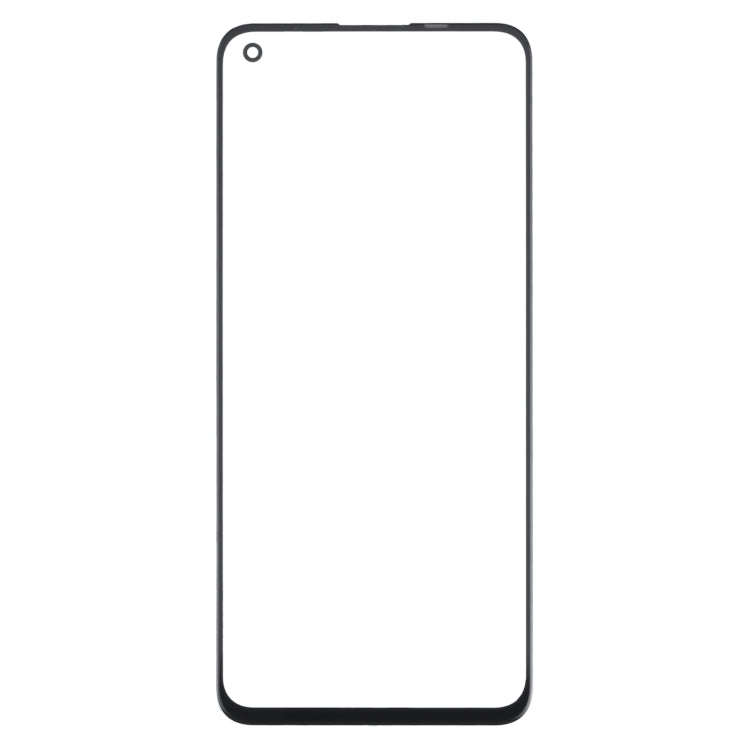 For OnePlus Nord 2 5G DN2101 DN2103 Front Screen Outer Glass Lens (Black)
