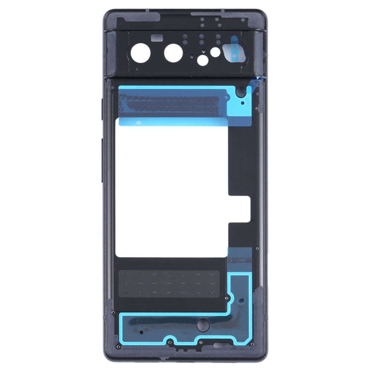 Original Middle Frame Bezel Plate for Google Pixel 6(Black)