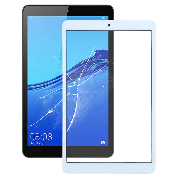 For Huawei MediaPad M5 Lite 8.0 JDN2-L09 Front Screen Outer Glass Lens (White)