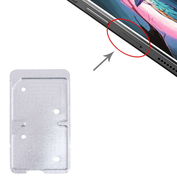 SIM Card Tray + SIM Card Tray for Lenovo Tab3 (8.0 inch) YT3-850 YT3-850F YT3-850L YT3-850M (Silver)