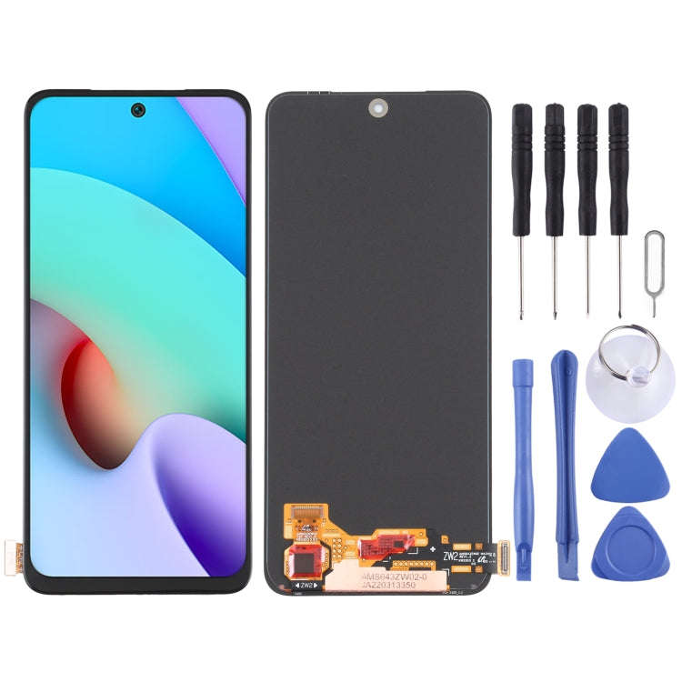 AMOLED Material Original LCD Screen and Digitizer Full Assembly for Xiaomi Redmi Note 11 4G / Red...