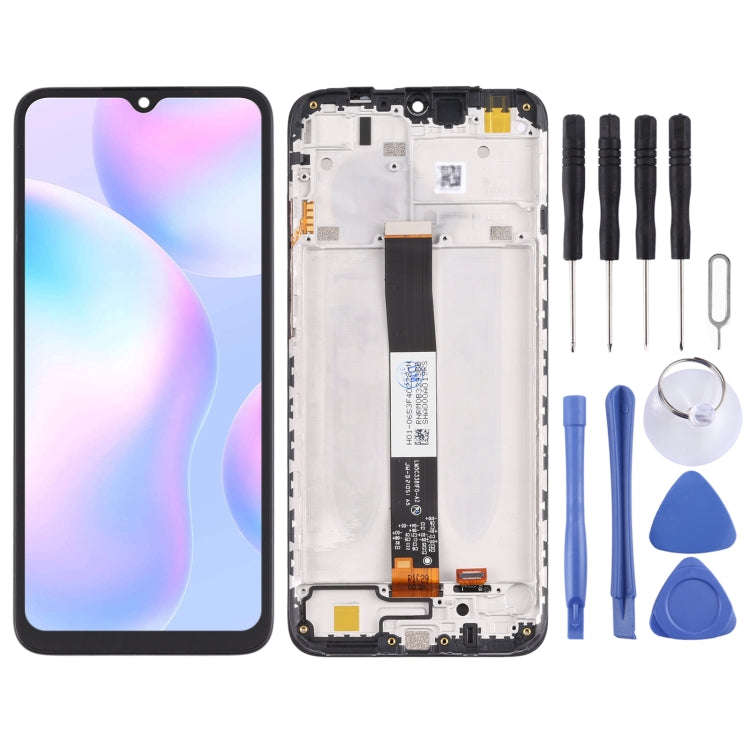 Original LCD Screen and Digitizer Full Assembly with Frame for Xiaomi Redmi 9A / Redmi 9C / Redmi...