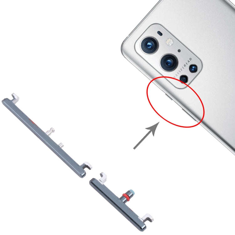 For OnePlus 9 Pro Original Power Button and Volume Control Button (Black)