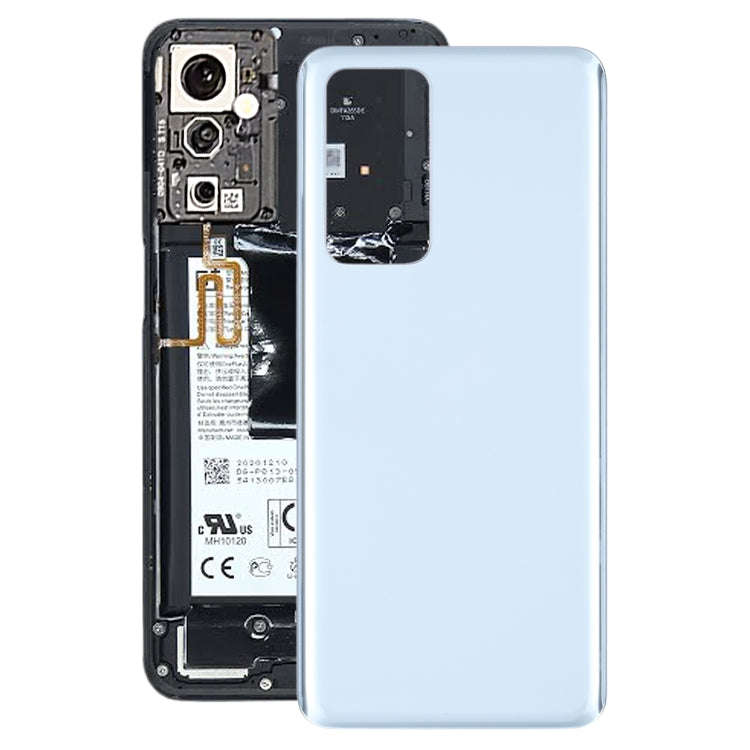 For OnePlus 9RT 5G MT2110 MT2111  Original Glass Battery Back Cover(Silver)