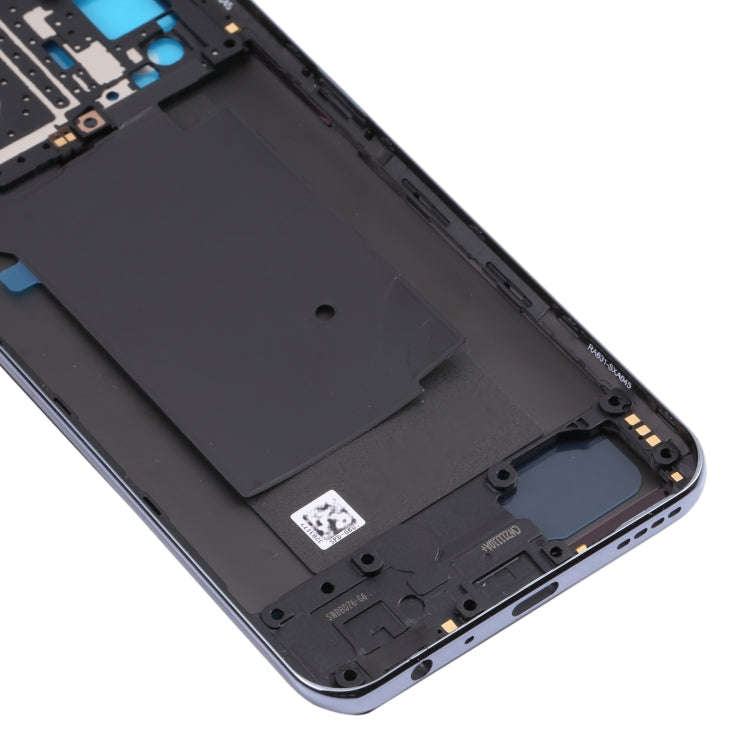 For OPPO Realme GT Neo RMX3031 Middle Frame Bezel Plate + Battery Back Cover (Silver)