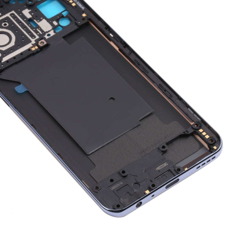 For OPPO Realme GT RMX2202 Middle Frame Bezel Plate + Battery Back Cover (Yellow)